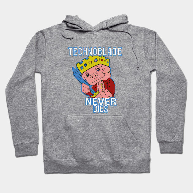 JMKEY Unisex Anime Technoblade Never Dies Hoodie Pullover