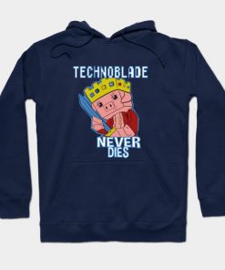 JMKEY Unisex Anime Technoblade Never Dies Hoodie Pullover