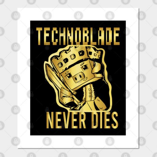 Technoblade Never Dies Golden