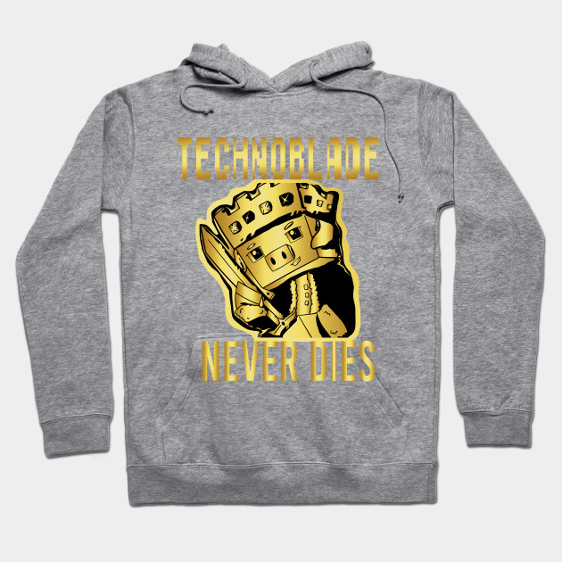 Technoblade Never Dies Golden Pullover Hoodie for Sale by Joanna-Asia